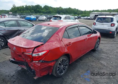 2016 Toyota Corolla S Plus z USA, uszkodzony, nr VIN 2T1BURHEXGC727132